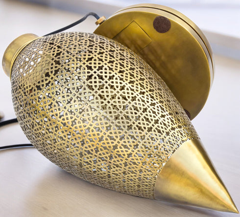 Illuminate Your Space with Our Exquisite Moroccan Brass Floor Lamp (TL 1007)